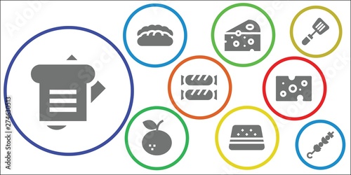 slice icon set