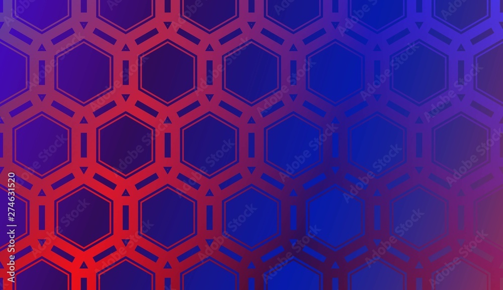 Blurred Background. Futuristic Template. Original Interior Background In Triangles Style. Curved Line. Vector Illustration. For Modern Interior Design, Fashion Print