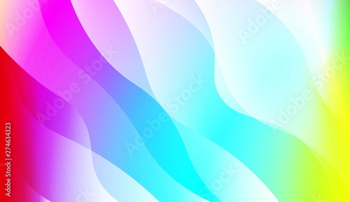 Futuristic Color Design Geometric Wave Shape. For Flyer, Brochure, Booklet And Websites Design Vector Illustration with Color Gradient.