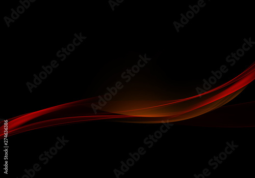 Abstract background waves. Black and red abstract background for wallpaper oder business card