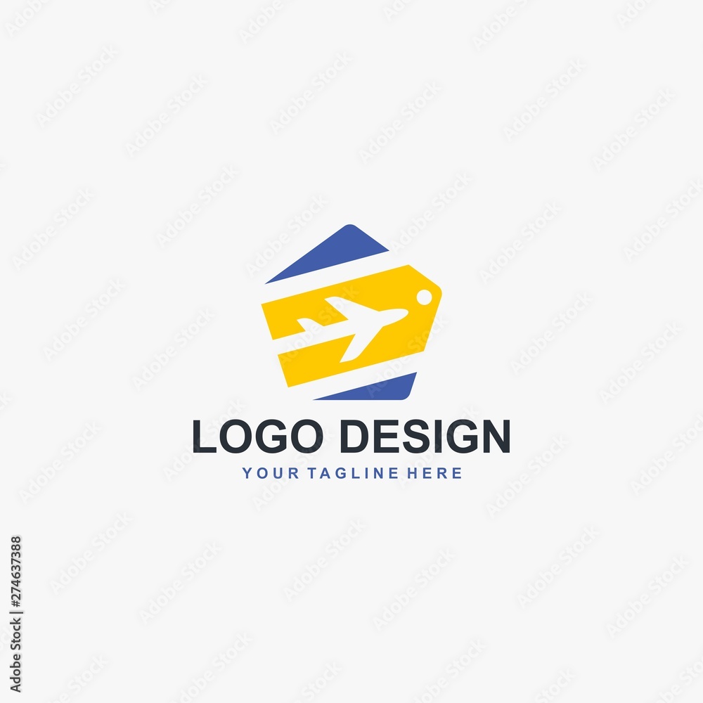 Travel logo template design vector, airplane icon illustration. Holiday logo agency company. Travel logo template design vector, airplane icon illustration. Holiday logo agency company.