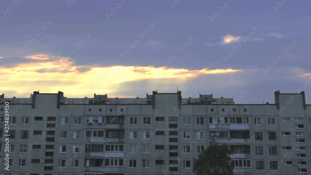 Sunset Clouds Before Dusk Above The Block House (Timelapse), Saint-Petersburg, Russia, 2019 Sunset Clouds Before Dusk Above The Block House (Timelapse), Saint-Petersburg, Russia, 2019