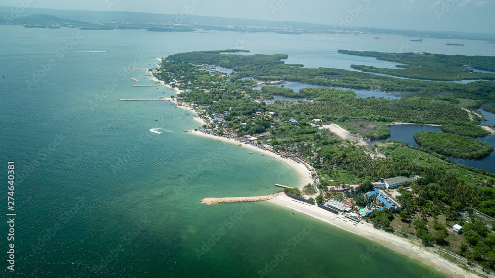 Fototapeta premium Tierrabomba_Cartagena-Bolívar
