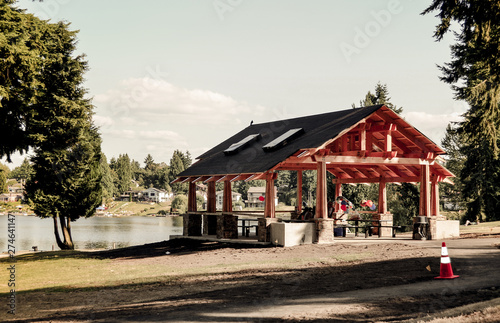 Angle Lake Park in SeaTac, Washington USA © Faris
