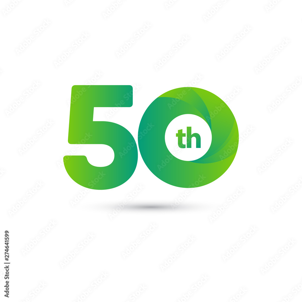 50 Year Anniversary Celebration Vector Template Design Illustration 50 Year Anniversary Celebration Vector Template Design Illustration
