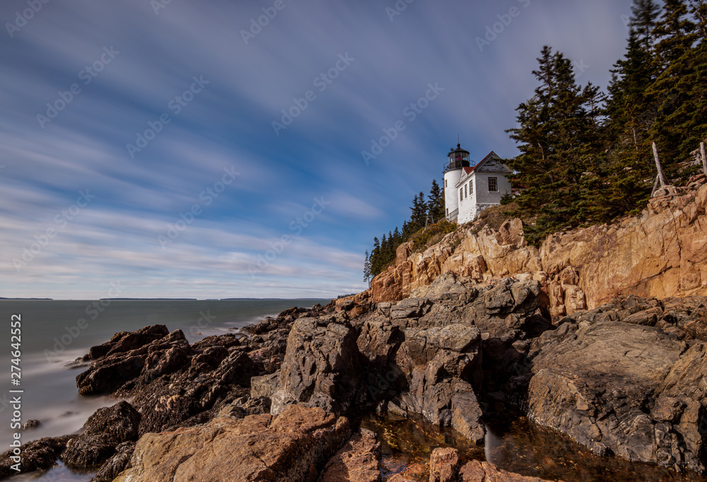 Bass Harbor Light in Acadia National Park in Maine 