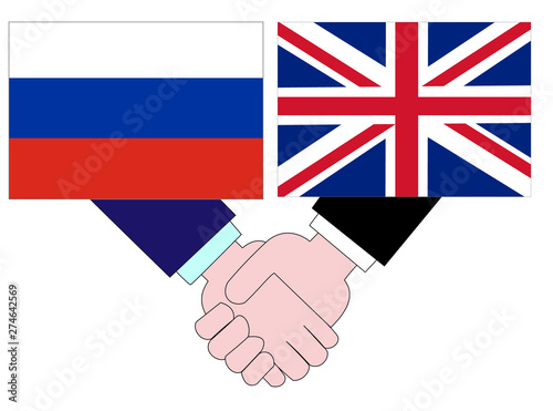 国と国との外交の状態を表している。