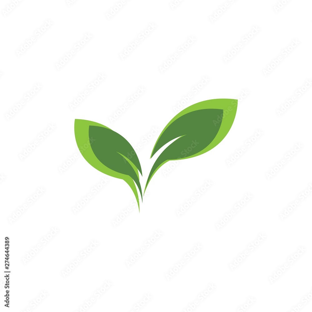 Green leaf logo Green leaf logo