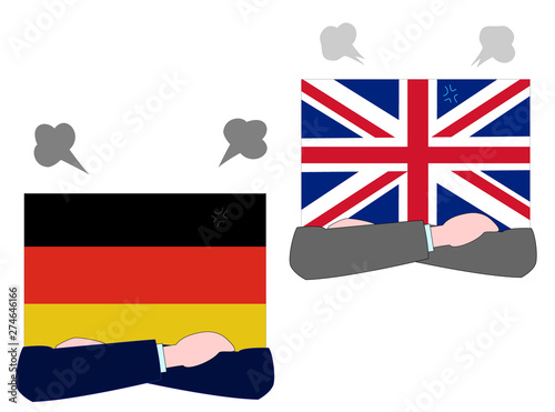 国と国との外交の状態を表している。