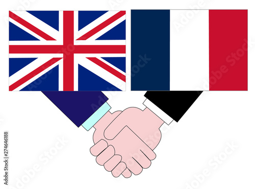 国と国との外交の状態を表している。