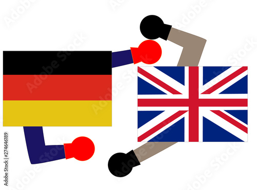 国と国との外交の状態を表している。