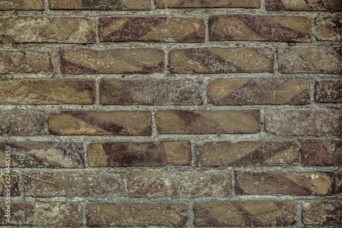 bricks wall background close-up texture