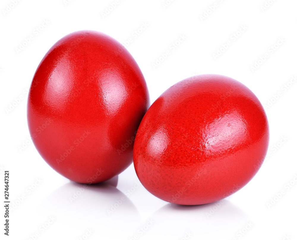 easter eggs isolated on white easter eggs isolated on white
