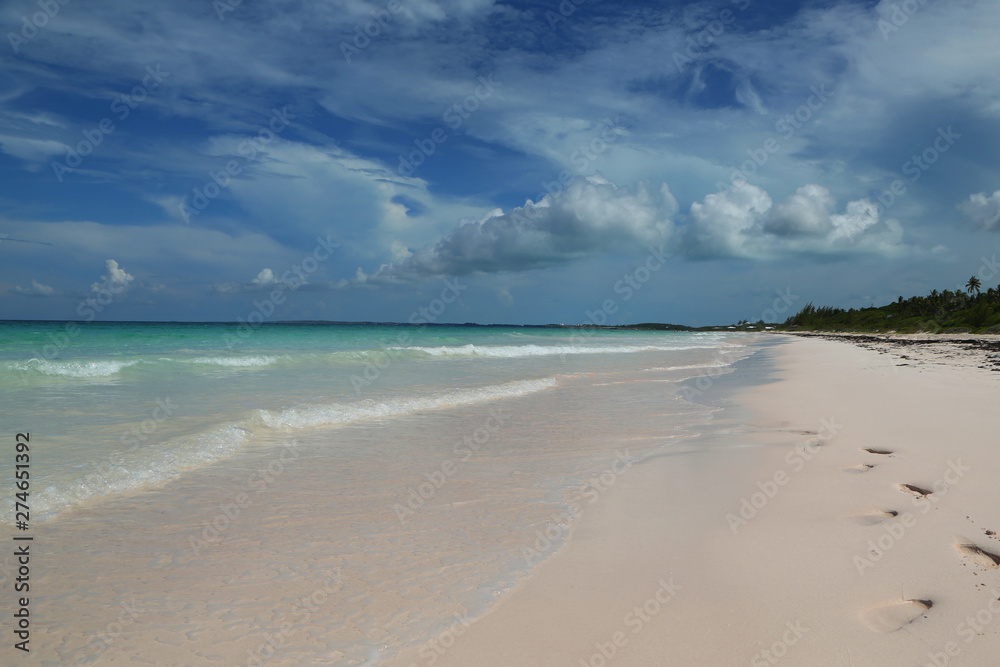 A beautiful Caribbean beach at Harbor Island, Bahamas A beautiful Caribbean beach at Harbor Island, Bahamas