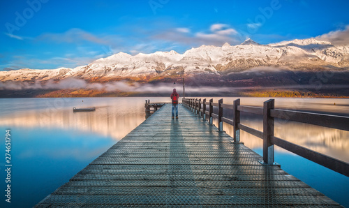 The Wharf of Glenorchy, Queenstown, New Zealand photo