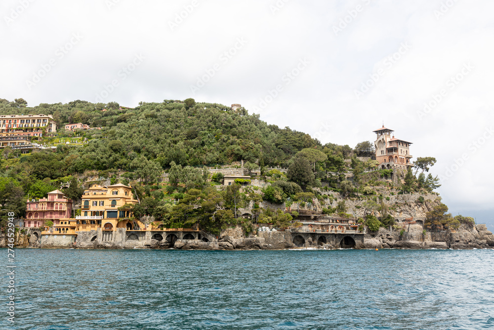 View to Portofino from the sea