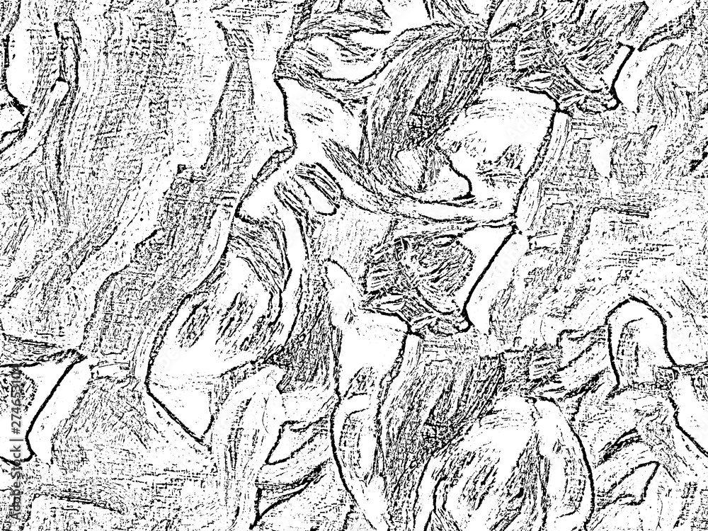 Fototapeta premium Grunge black and white abstract texture.