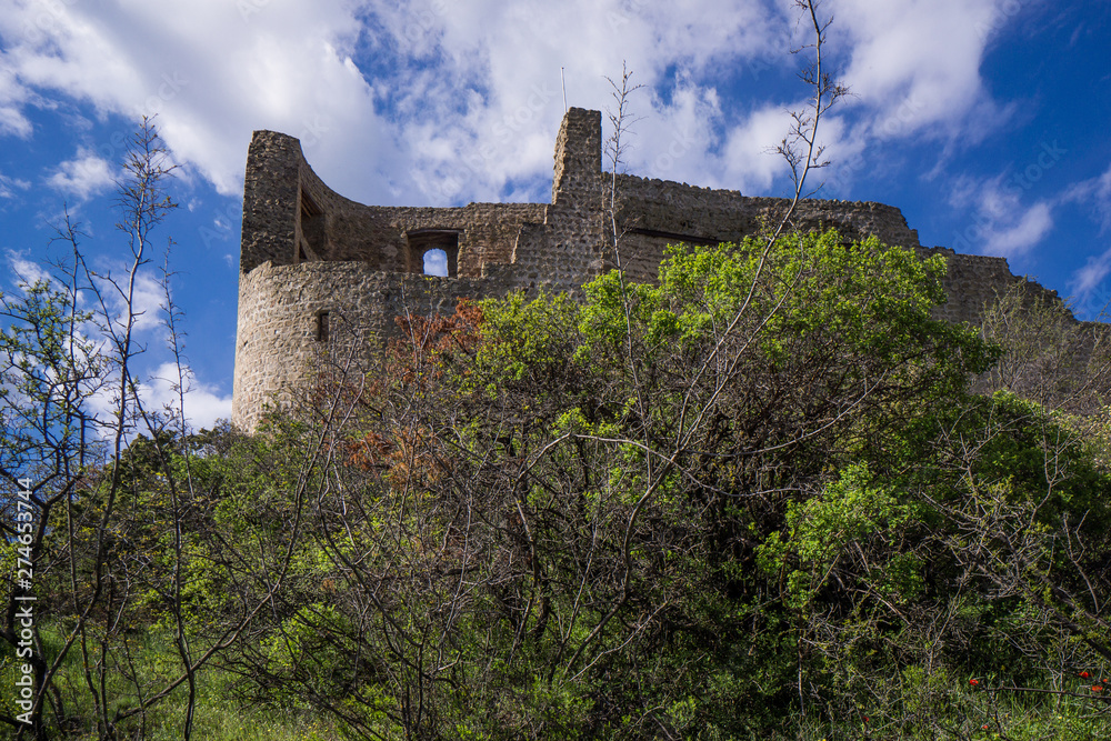 fortress ruin in mzcheta georgia