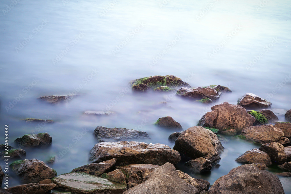 Fototapeta premium rocks in the water