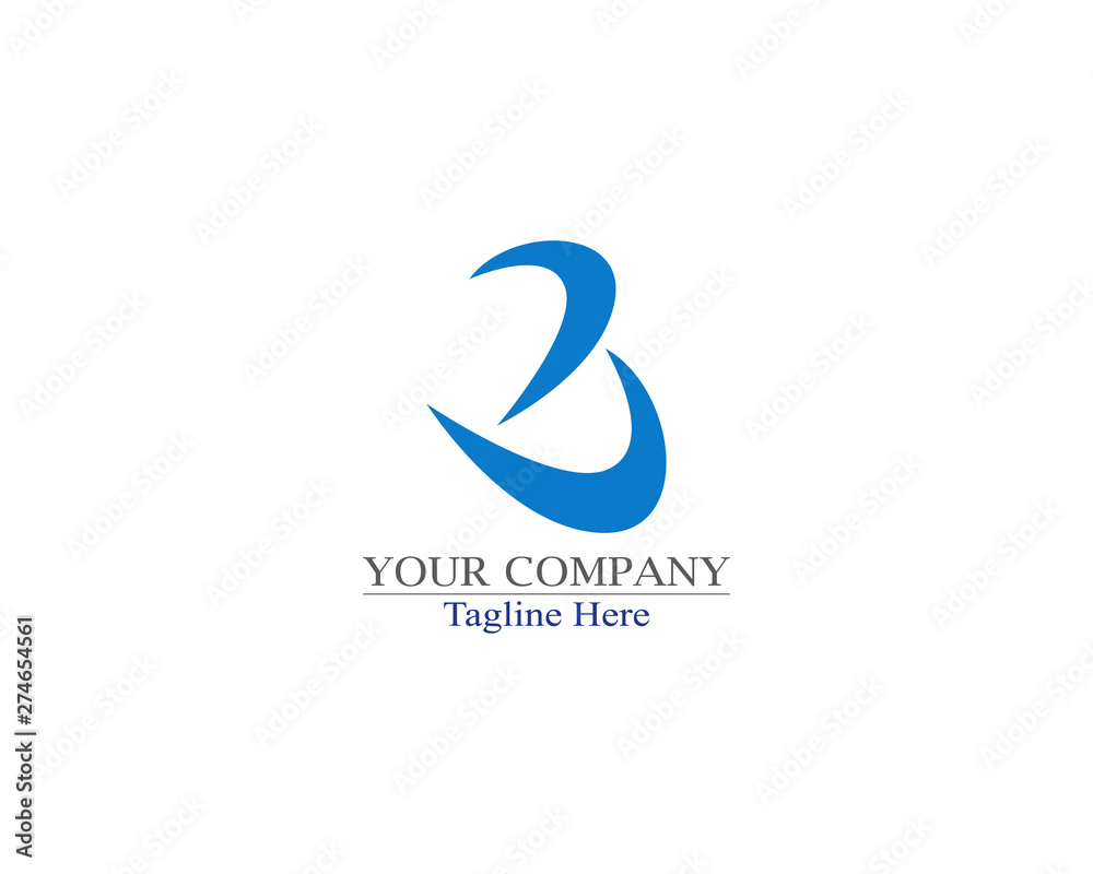 Creative Letter B logo template design Creative Letter B logo template design