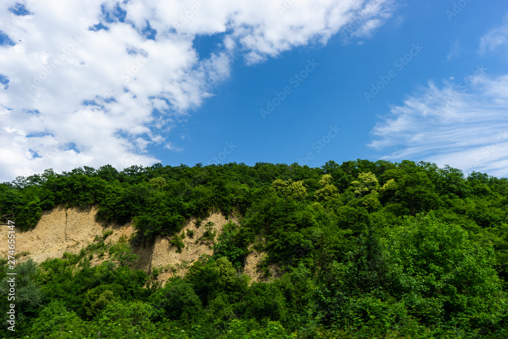 Caucasus mountain range close to Kvareli