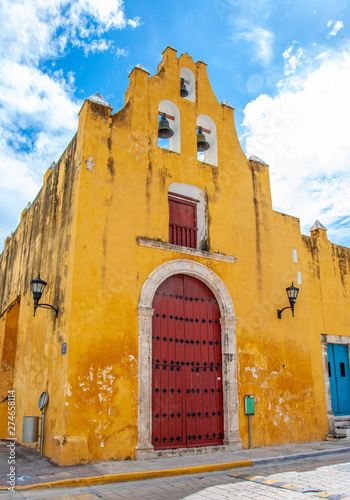 Church of the sweet name of Jesus in the city of Campeche, Mexico.