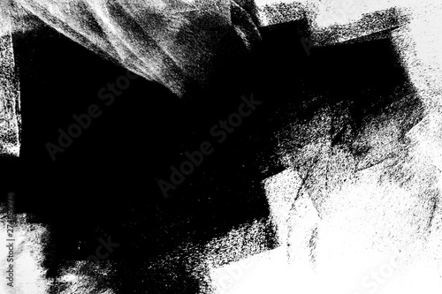 black white paint background texture with grunge brush strokes