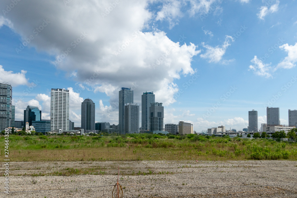 Obraz premium 都市風景 開発予定地イメージ