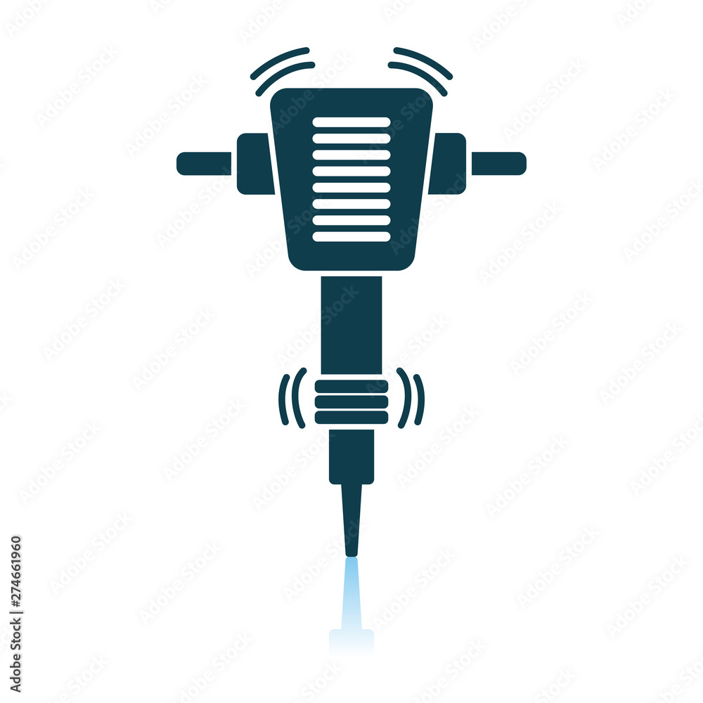 Icon Of Construction Jackhammer Icon Of Construction Jackhammer