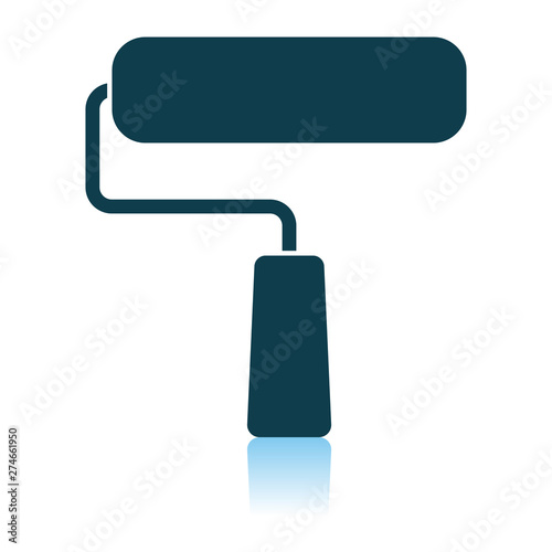 Icon Of Construction Paint Brushes