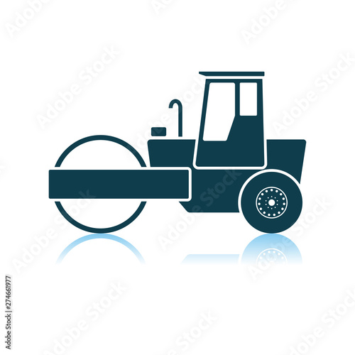 Icon Of Road Roller