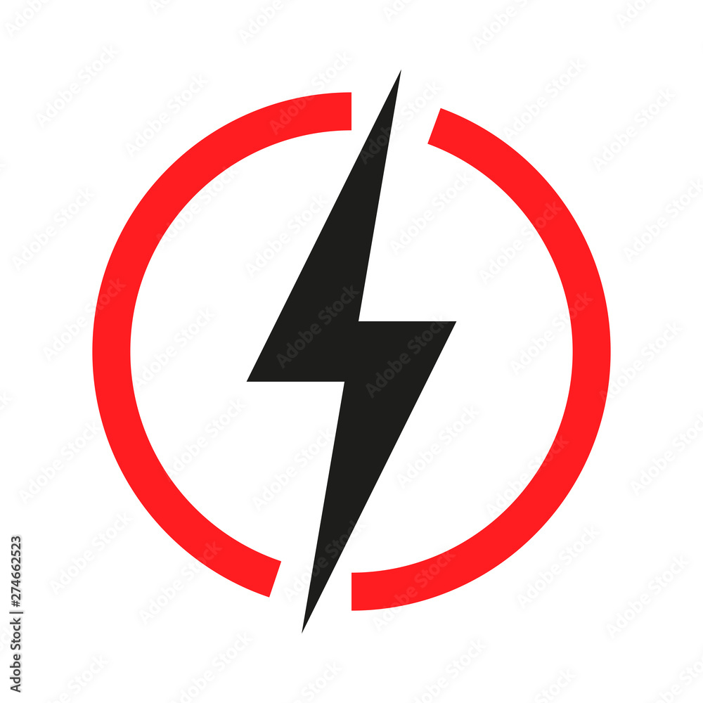 Lightning, electric power vector logo design element. Energy and thunder electricity symbol concept. Lightning, electric power vector logo design element. Energy and thunder electricity symbol concept.