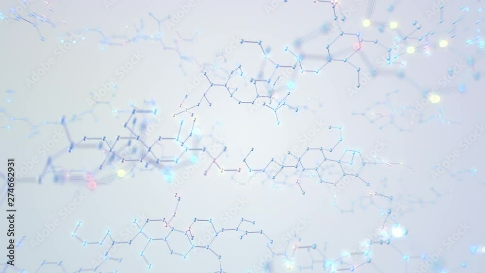 Molecular structure abstract background