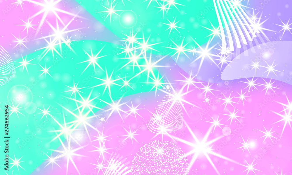 Fairy background. Unicorn pattern. Fairy background. Unicorn pattern.