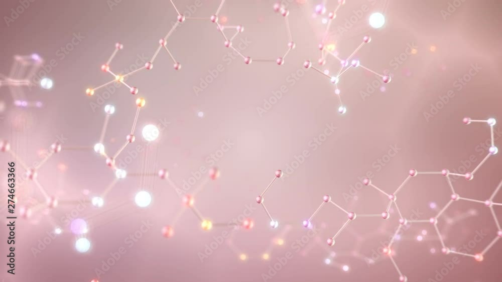 Molecular structure abstract background