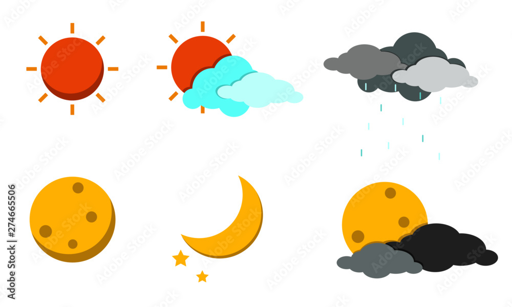 set of weather set of weather