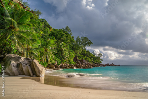 Fototapeta Naklejka Na Ścianę i Meble -  paradise beach at anse georgette, praslin, seychelles 39