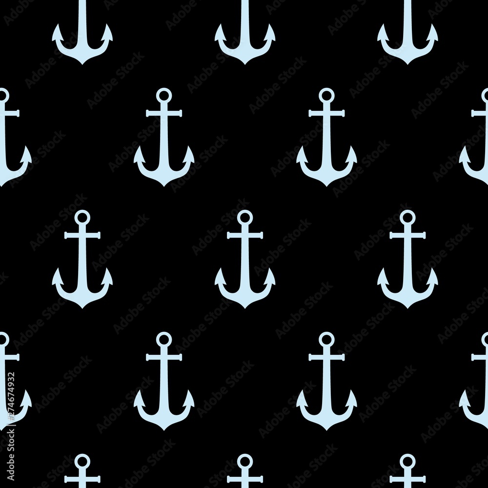 Seamless vector pattern with anchors. Seamless pattern can be used for wallpaper, pattern fills, web page background, surface textures. Seamless vector pattern with anchors. Seamless pattern can be used for wallpaper, pattern fills, web page background, surface textures.