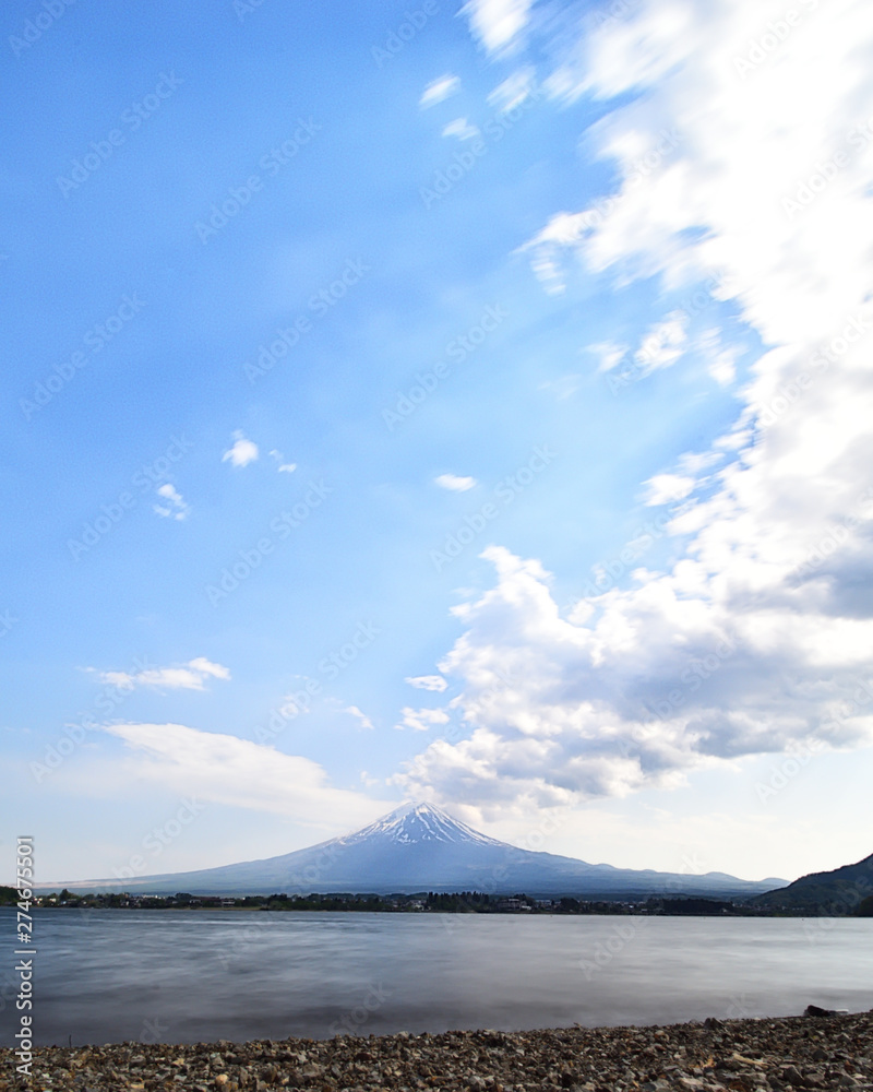 Mt Fuji and Kawaguchi lake