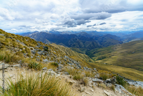 hiking the ben lomond track in the mountains at queenstown, otago, new zealand 23