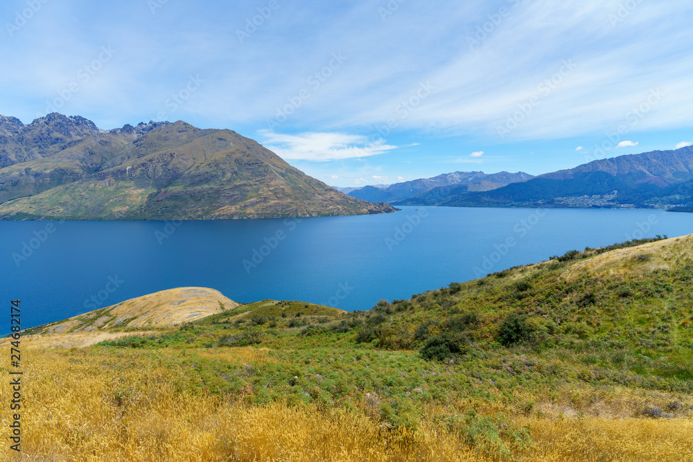 hiking jacks point track with view of lake wakatipu, queenstown, new zealand 10