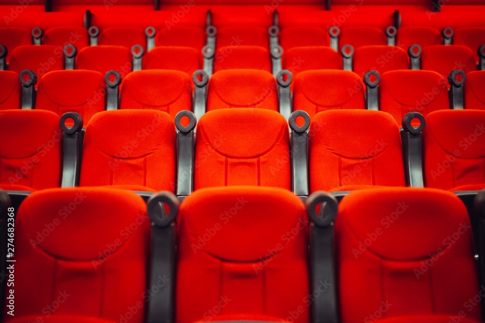 Naklejka premium Empty Cinema hall