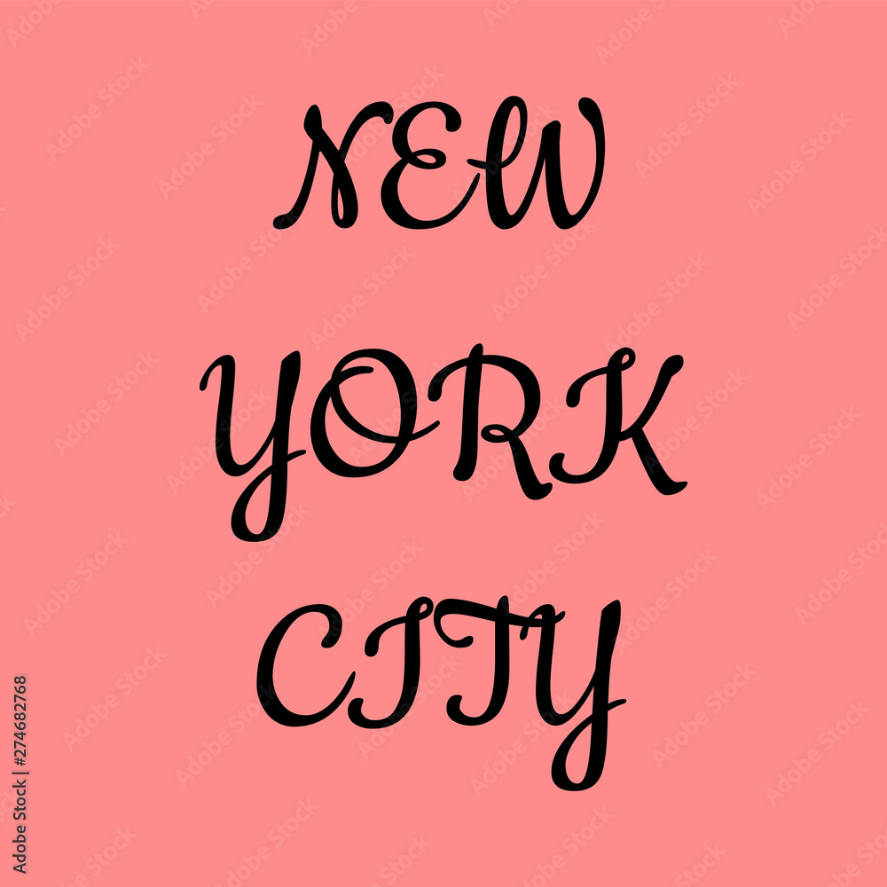 Obraz premium Ney York City - Vector illustration design for banner, t shirt graphics, fashion prints, slogan tees, stickers, cards, posters and other creative uses