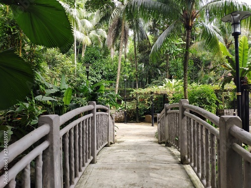 Photography Kuala Lumpur, Malaysia - June 2019: Botanical gardens in Kuala Lumpur