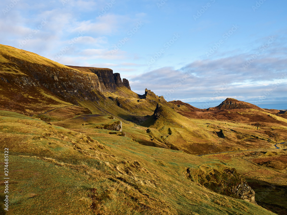 Berge und Felsen Isle of Skye Schottland