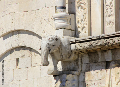 détail de la façade photo