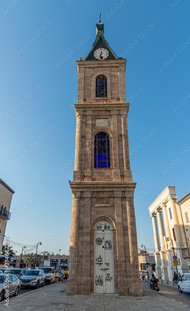 Jaffa Clock Tower in Tel aviv-Jaffa, Israel