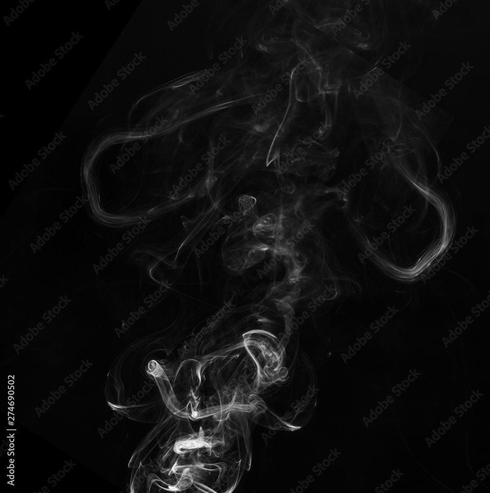 custom made wallpaper toronto digitalabstract fragment movement of white smoke on black background.