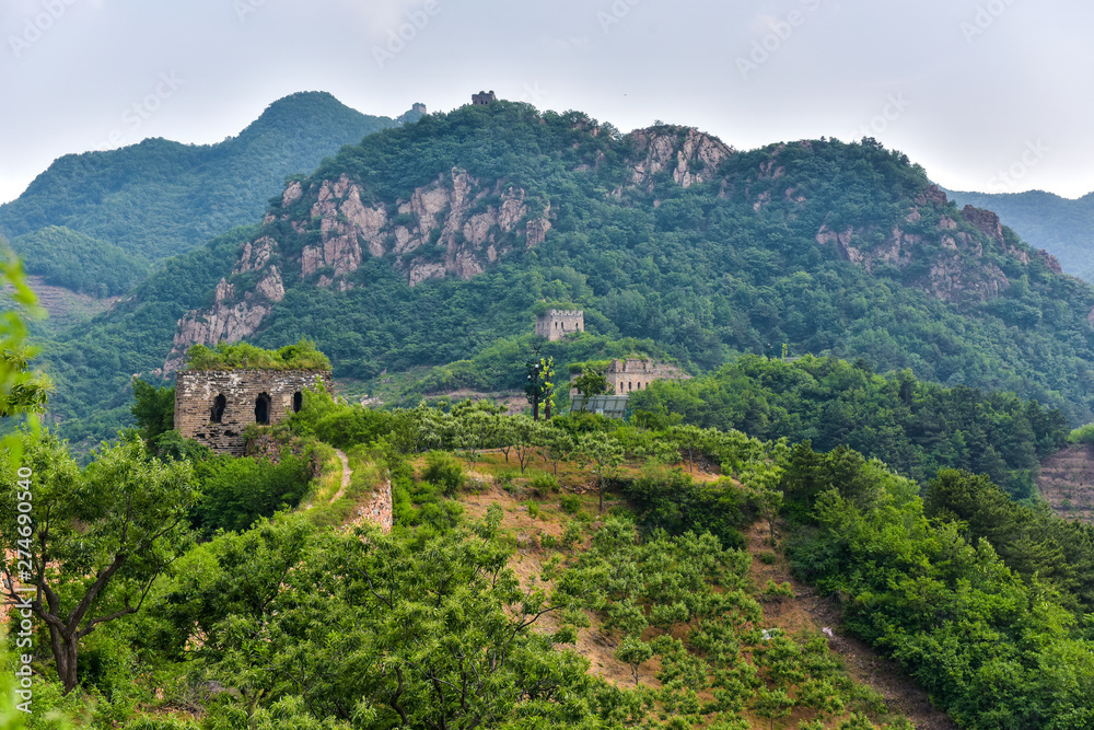 The Great Wall Landscape of Ancient Chinese Architecture, Yumuling, Qianxi County, Hebei Province, China