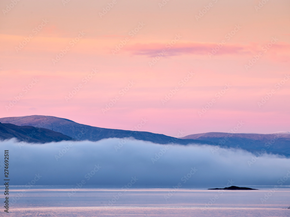 Loch Linnhe am Abend Schottland Highlands